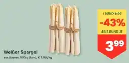 MPreis Weißer Spargel Angebot