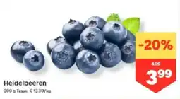 MPreis Heidelbeeren Angebot