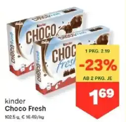 MPreis Kinder choco fresh Angebot