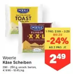 MPreis Woerle Käse Scheiben Angebot