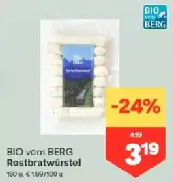 MPreis BIO vom BERG Rostbratwürstel Angebot