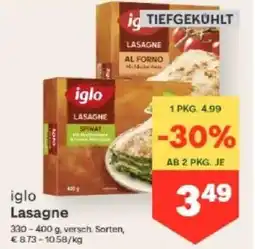 MPreis Iglo lasagne Angebot