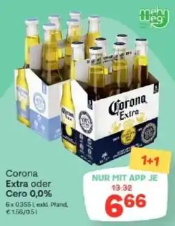 MPreis Corona Extra oder Cero 0,0% Angebot