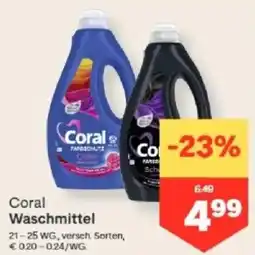 MPreis Coral Waschmittel Angebot
