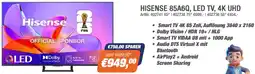 e-tec Hisense 85a6q, led tv, 4k uhd Angebot
