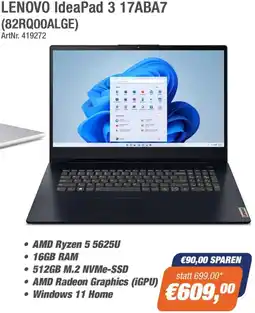 e-tec LENOVO IdeaPad 3 17ABA7 (82RQ00ALGE) Angebot