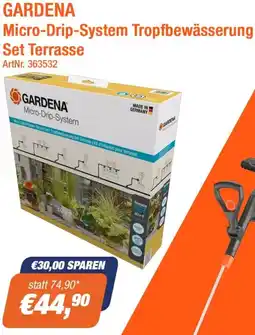 e-tec Gardena Micro-Drip-System Tropfbewässerung Set Terrasse Angebot
