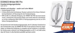 e-tec Ecovacs winbot w2 pro fensterreinigungsroboter Angebot