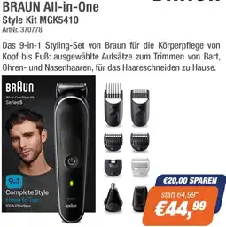 e-tec BRAUN All-in-One Style Kit MGK5410 Angebot