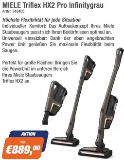 e-tec MIELE Triflex HX2 Pro Infinitygrau Angebot