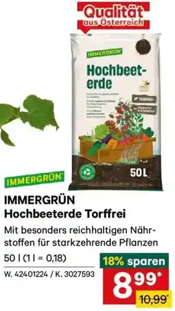 Lagerhaus Immergrün Hochbeeterde Torffrei Angebot