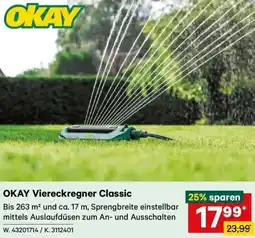 Lagerhaus OKAY Viereckregner Classic Angebot