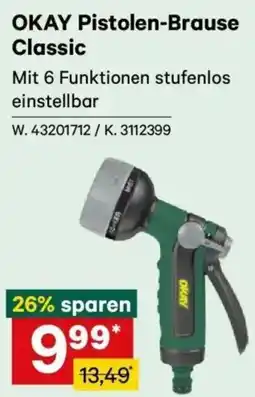 Lagerhaus OKAY Pistolen-Brause Classic Angebot