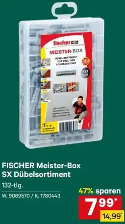 Lagerhaus FISCHER Meister-Box SX Dübelsortiment Angebot