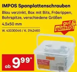 Lagerhaus Impos spanplattenschrauben Angebot