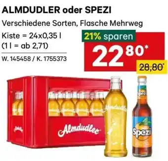 Almdudler oder spezi