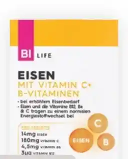 Bipa Bi Life Eisen-Vitamin C-B Tabletten Angebot