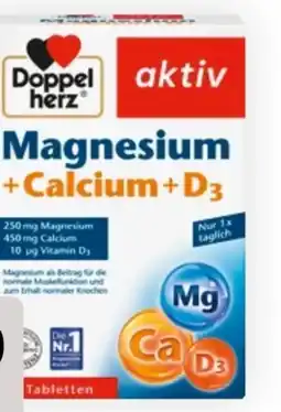 Bipa Doppelherz Aktiv Magnesium + Calcium D3 Angebot