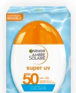 Bipa Garnier Ambre Solaire Super UV-Water-Sonnenfluid Gesicht LSF 50 Angebot
