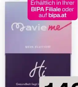 Bipa MavieMe Mein Bluttest Angebot