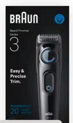 Bipa Braun Barttrimmer Series 3 BT3500 Angebot