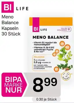 Bipa BI LIFE Meno Balance Angebot