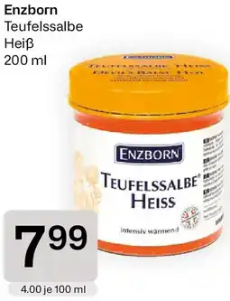 Bipa ENZBORN Teufelssalbe Heiss Angebot