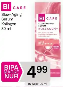 Bipa Bi care Slow Aging Serum Kollagen Angebot