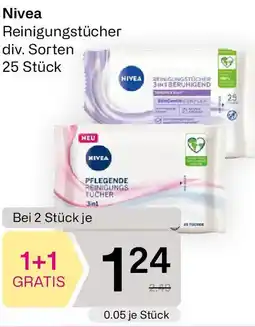 Bipa NIVEA 3in1 Reinigungstücher Angebot