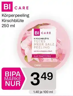 Bipa Bi care Körperpeeling Kirschblüte Angebot