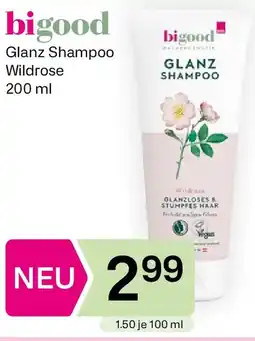 Bipa Bigood Glanz Shampoo Wildrose Angebot