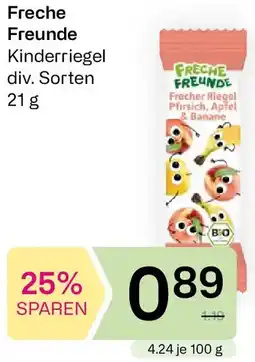 Bipa Freche freunde frecher riegel pfirsich, apfel Angebot