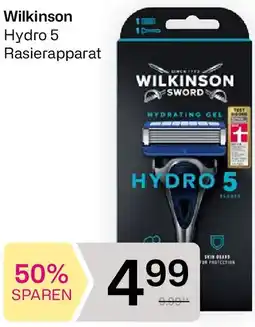 Bipa Wilkinson Hydro 5 Rasierapparat im neuen Design Angebot