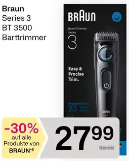 Bipa Braun Barttrimmer Series 3 BT3500 Angebot