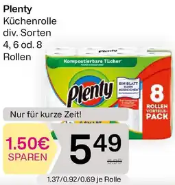 Bipa Plenty Küchenrolle Short & Smart Angebot