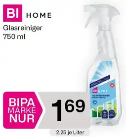 Bipa Bi home glasreiniger streifenfrei Angebot