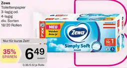 Bipa Zewa Comfort Das Reinweisse Toilettenpapier Angebot