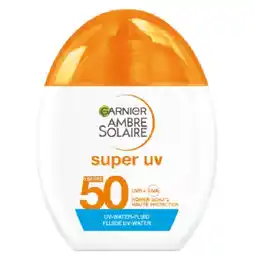 Bipa Ambre Solaire Super UV UV-Water-Sonnenfluid Gesicht LSF 50 BIPA Angebot