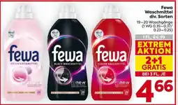 Billa Fewa Waschmittel div. Sorten Angebot