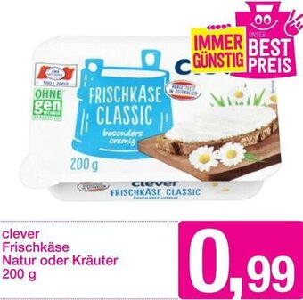 Sutterlüty Clever Frischkäse Natur Oder Kräuter 200g Angebot