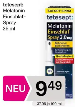 Bipa Tetesept: Melatonin Einschlaf Spray Angebot