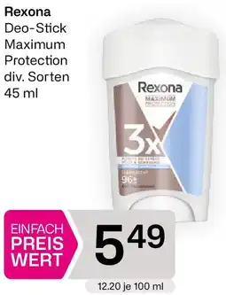 Bipa Rexona Deo-Stick Maximum Protection Angebot