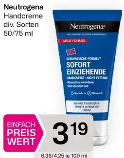 Bipa Neutrogena Handcreme Angebot