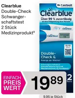 Bipa Clearblue Double-Check Schwanger- schaftstest Angebot