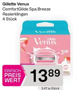 Bipa Gillette Venus ComfortGlide Spa Breeze Rasierklingen Angebot