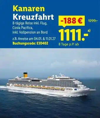 Kanaren Kreuzfahrt