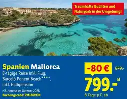 Lidl Reisen Spanien Mallorca Angebot