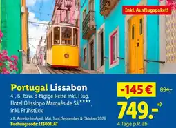 Lidl Reisen Portugal Lissabon Angebot