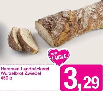Sutterlüty Hammerl Landbäckerei Wurzelbrot Zwiebel 450g Angebot