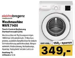 Cosmos Waschmaschine wafx 71430 Angebot